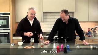 How to make a frappé coffee using an aerolatte milk frother [upl. by Sande]