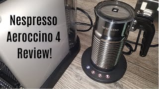 Nespresso Aeroccino 4 Milk Frother Review  Worth upgrading from the Aeroccino 3 [upl. by Muir]