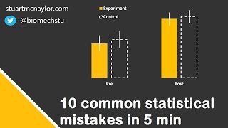 Ten Statistical Mistakes in 5 Min [upl. by Lengel]