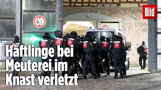 Gefängnismeuterei Polizei stürmt Knast in Thüringen  JVA Untermaßfeld [upl. by O'Toole]